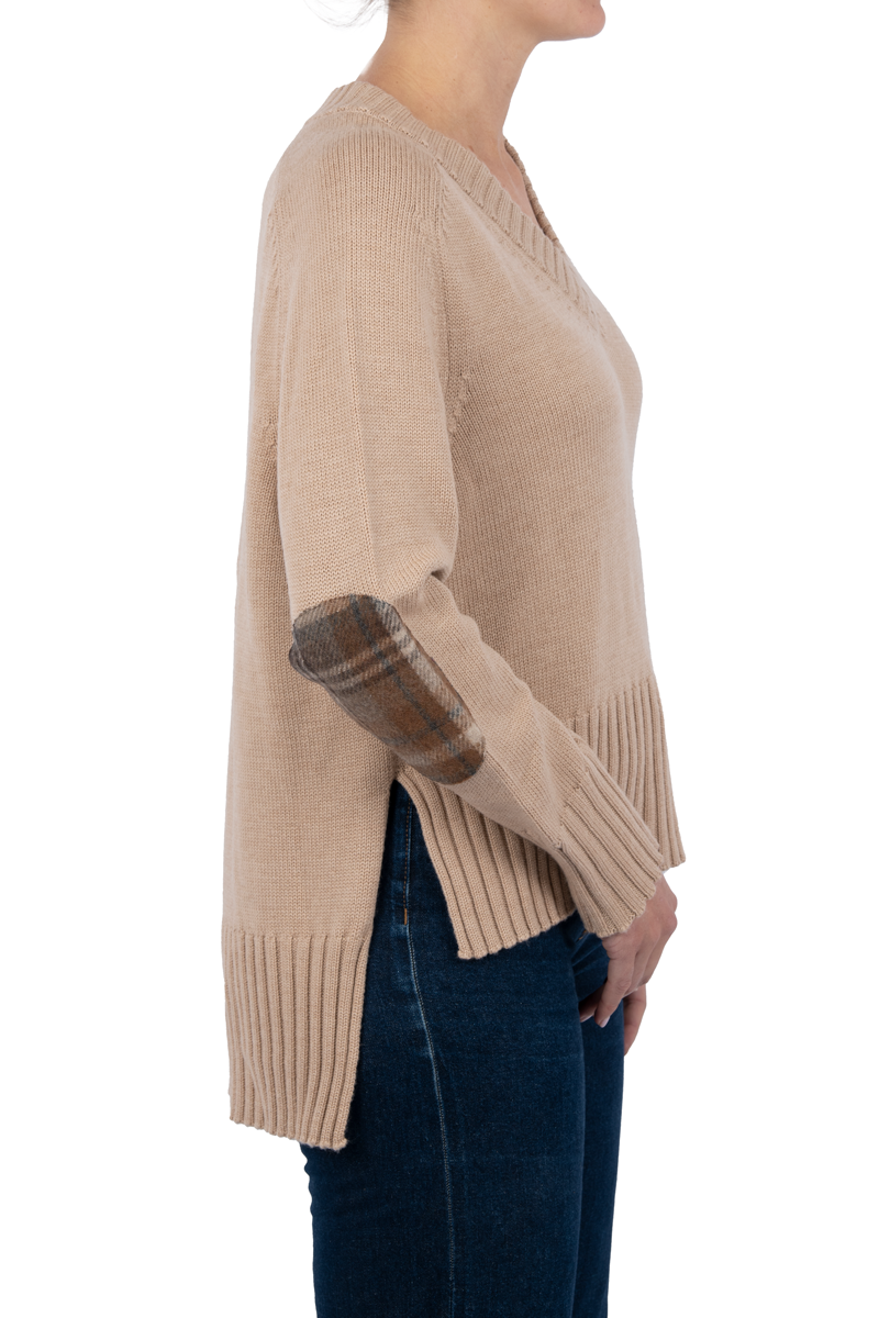 Grampians Goods Co x Lady Kate Elbow Patches Jumper - Sand